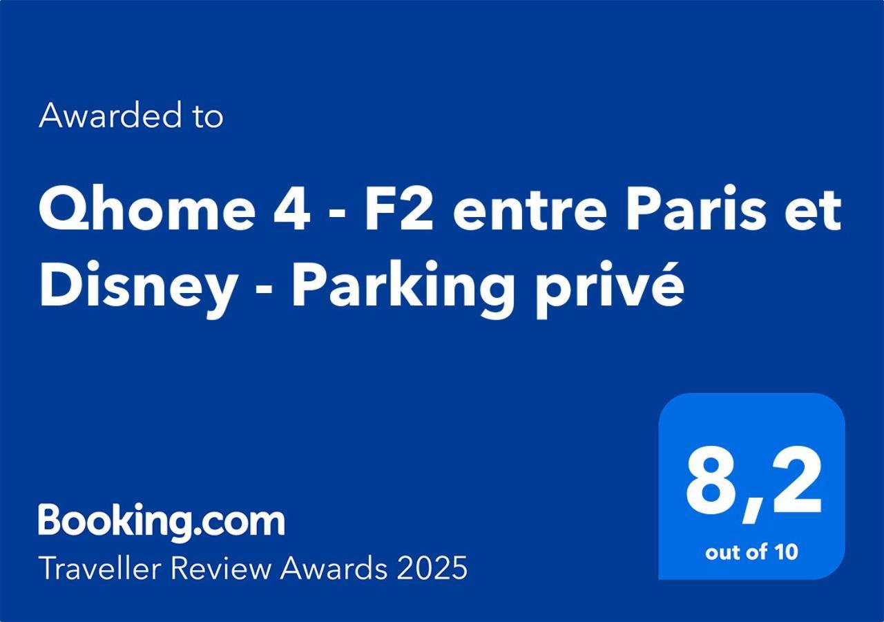 Qhome 4 - F2 Entre Paris Et Disney - Parking Prive Villiers-sur-Marne Exterior foto